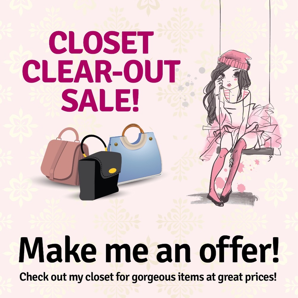 CLOSET CLEAR OUT SALE!